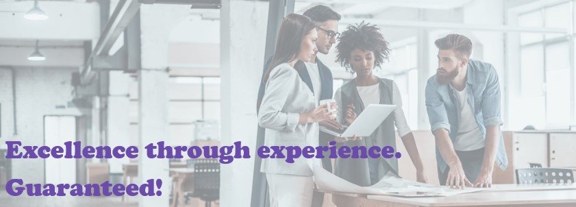 Excellence through experience hero banner